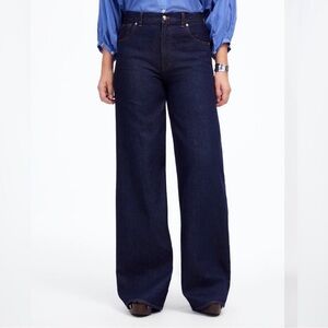 Madewell Indigo Wide Leg Jeans